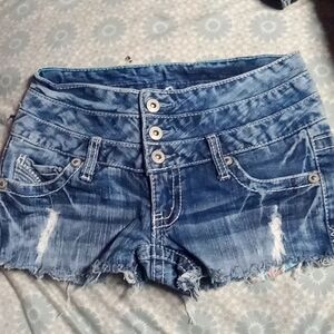 High waisted size 1 amethyst Jean shorts